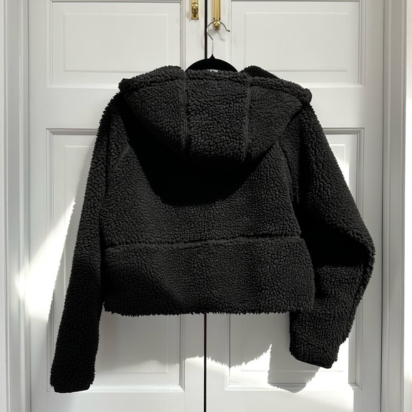 Yellow Label Co Black Zip Up Fleece Jacket - Picture 7 of 11